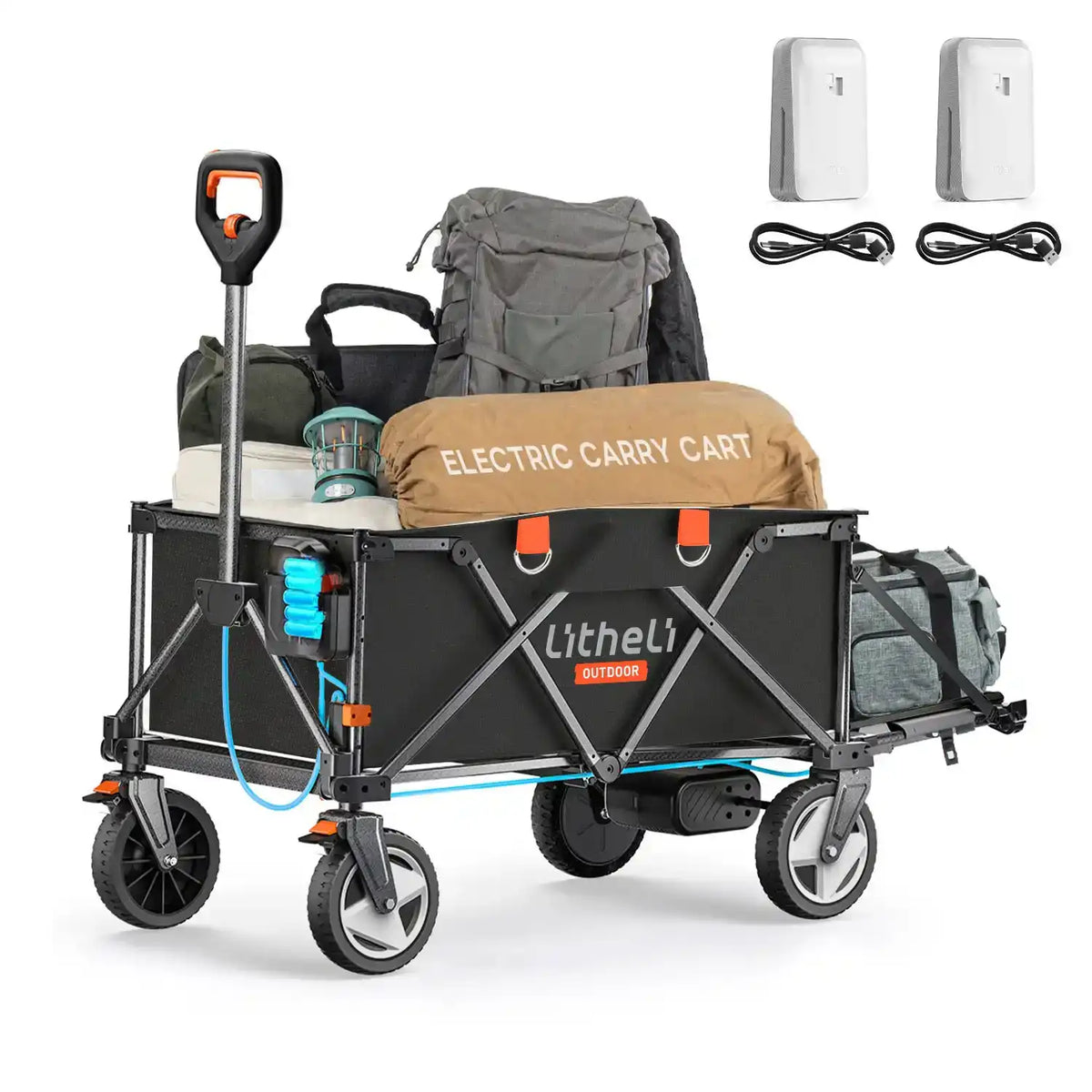 Sicherer Transportwagen mit 8-fachem BMS-Schutz und stabiler Konstruktion für kindgerechte Nutzung