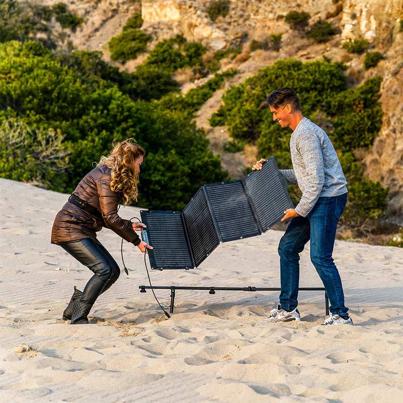 Hocheffizientes 100W Solarmodul wandelt bis zu 23 Prozent Sonnenenergie in Strom um