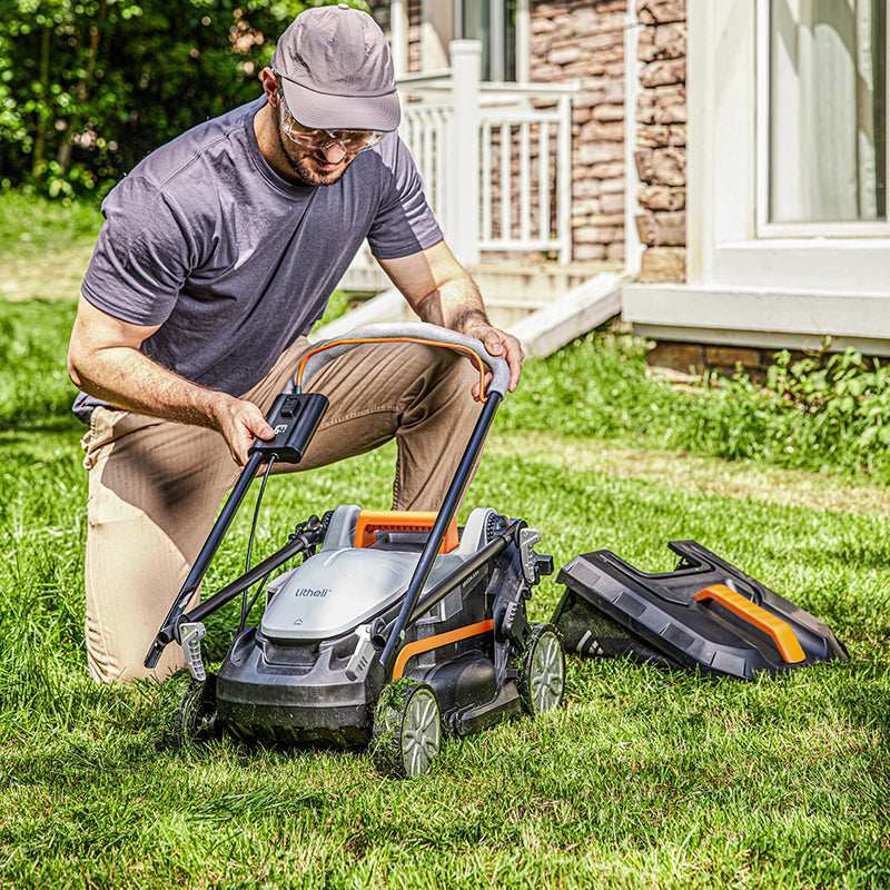 Leichter 20V Akku Rasenmäher für müheloses Mähen kleiner bis mittelgroßer Rasenflächen