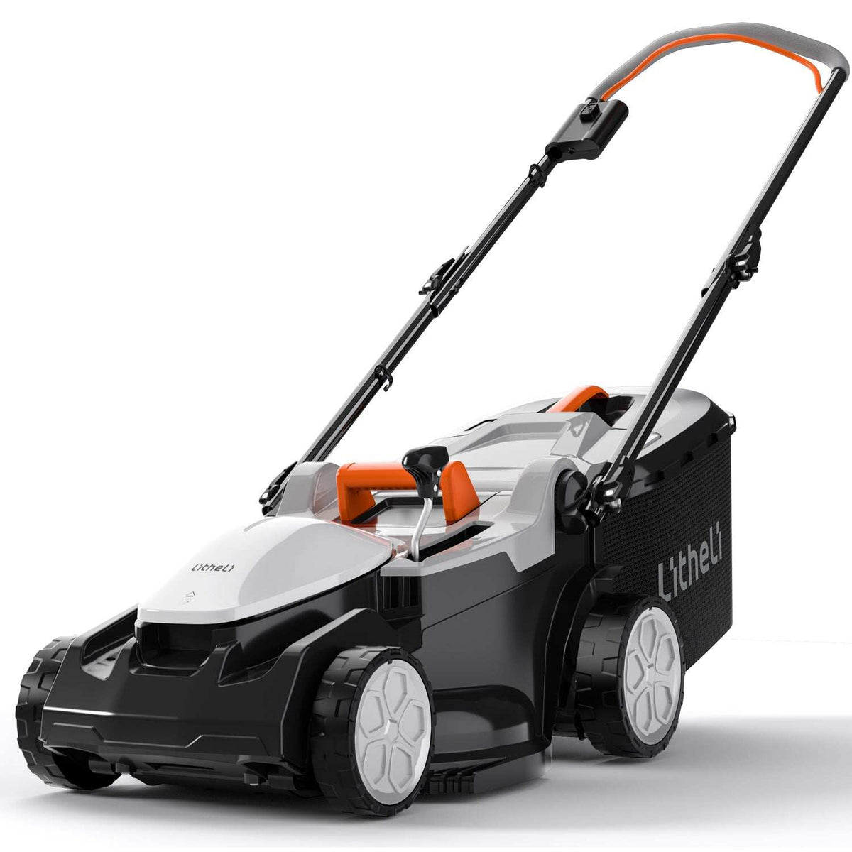 Litheli Handy+ U20 kabelloser Akku-Rasenmäher 37 cm Schnittbreite – kräftig und kompakt für 30 Min. Laufzeit mit zwei 4,0-Ah Akkus