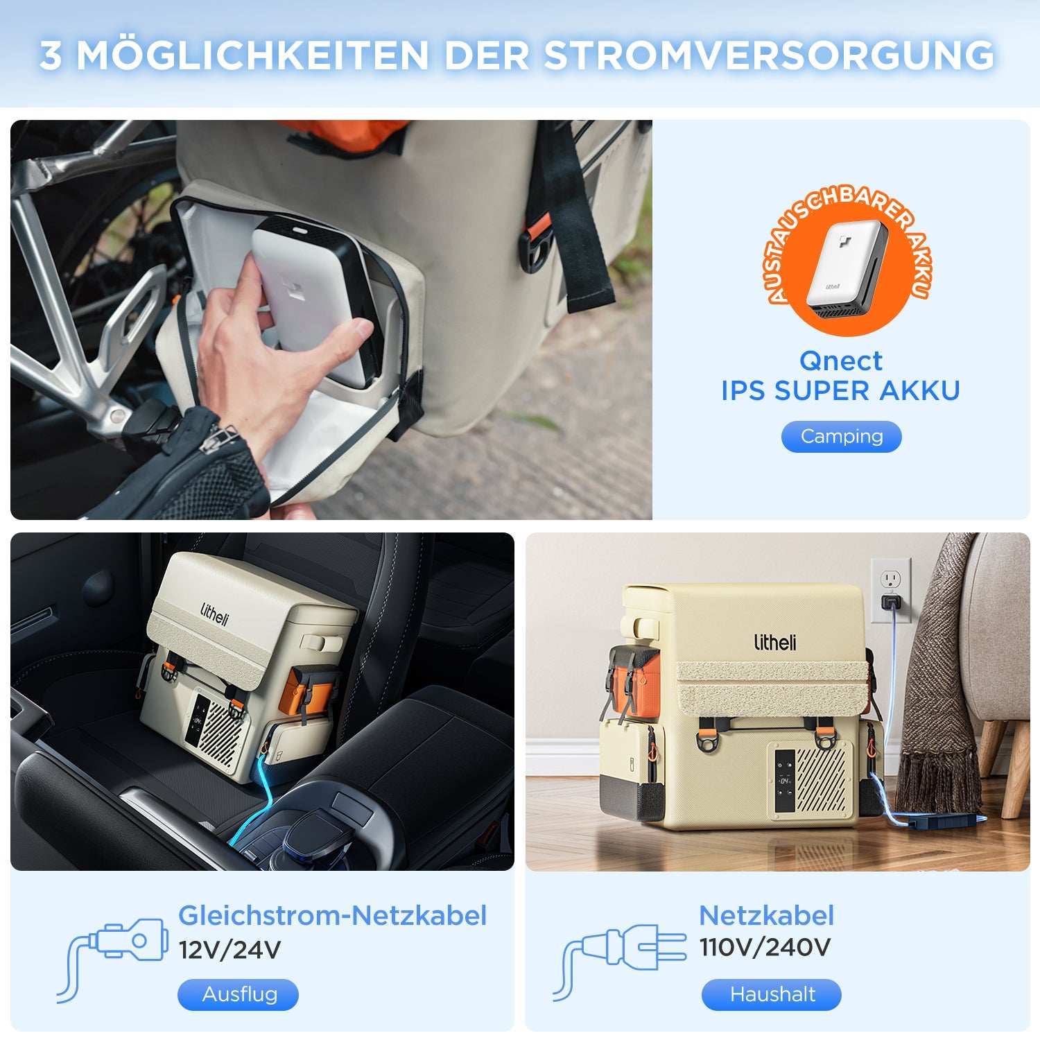 Litheli FrozenPack: Der erste tragbare Auto-Kühlschrank im Rucksackformat