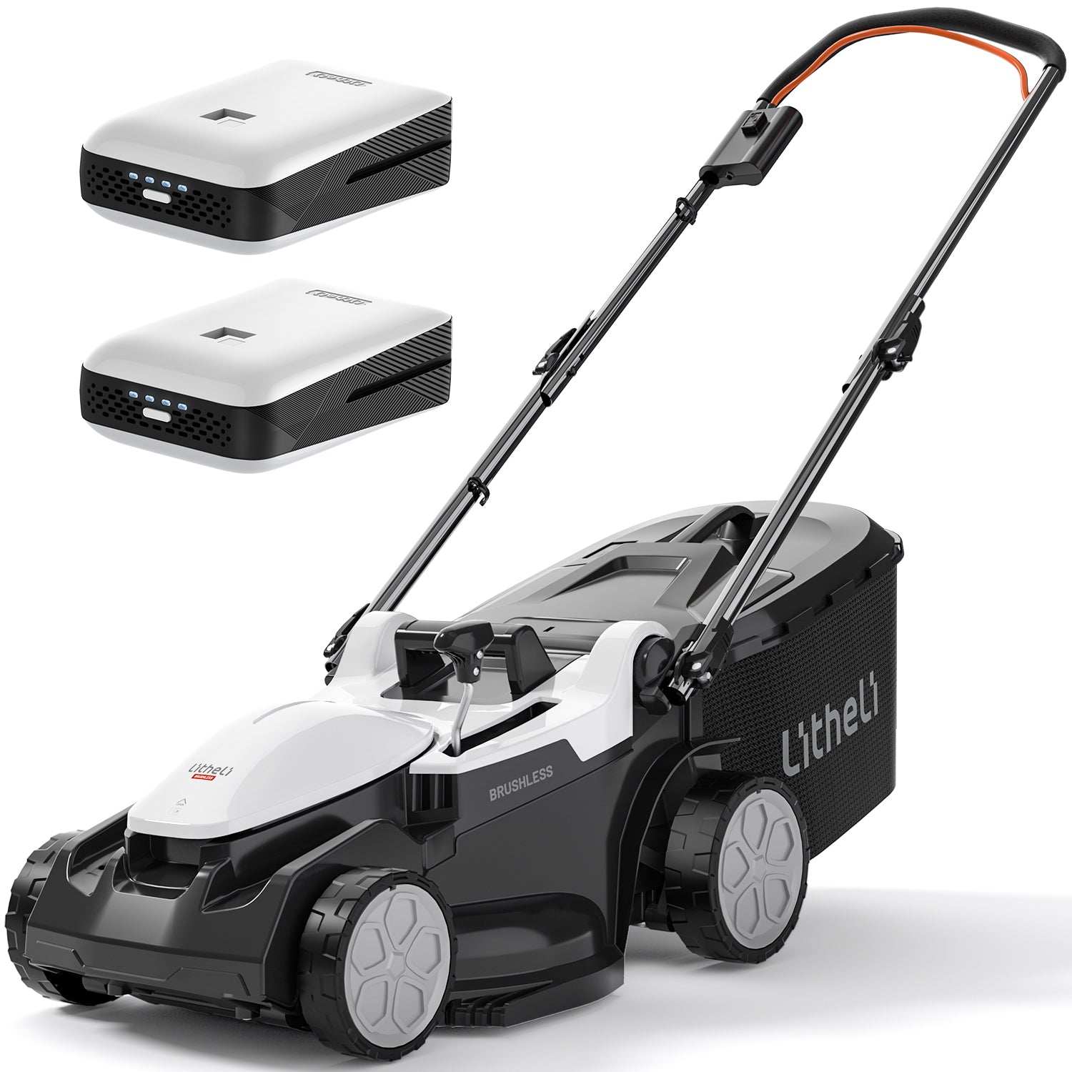 U20 2 x 20V 37 cm Akku-Rasenmäher | Modelle mit bürstenlosem oder bürstenunterstütztem Motor und 4,0-Ah-Akku-Optionen