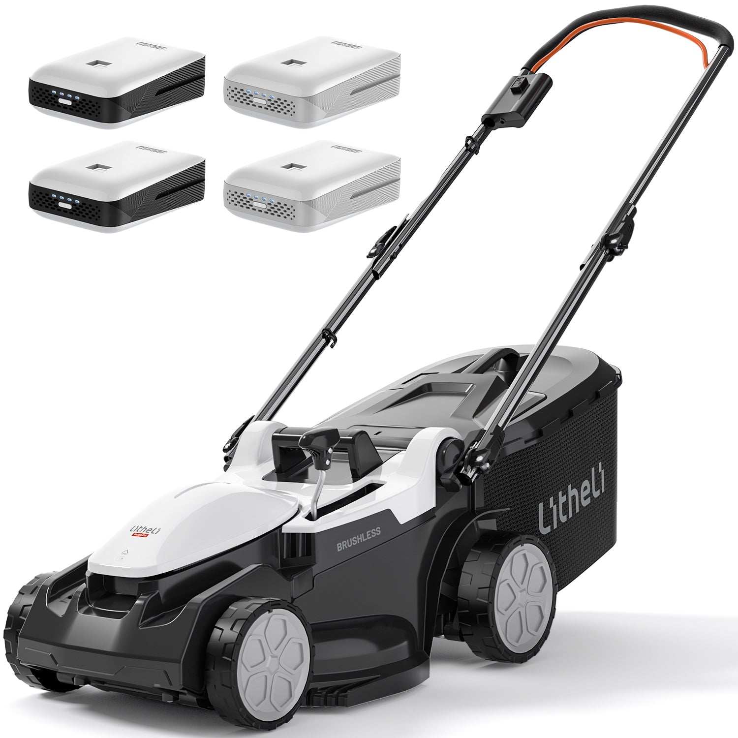 U20 2 x 20V 37 cm Akku-Rasenmäher | Modelle mit bürstenlosem oder bürstenunterstütztem Motor und 4,0-Ah-Akku-Optionen
