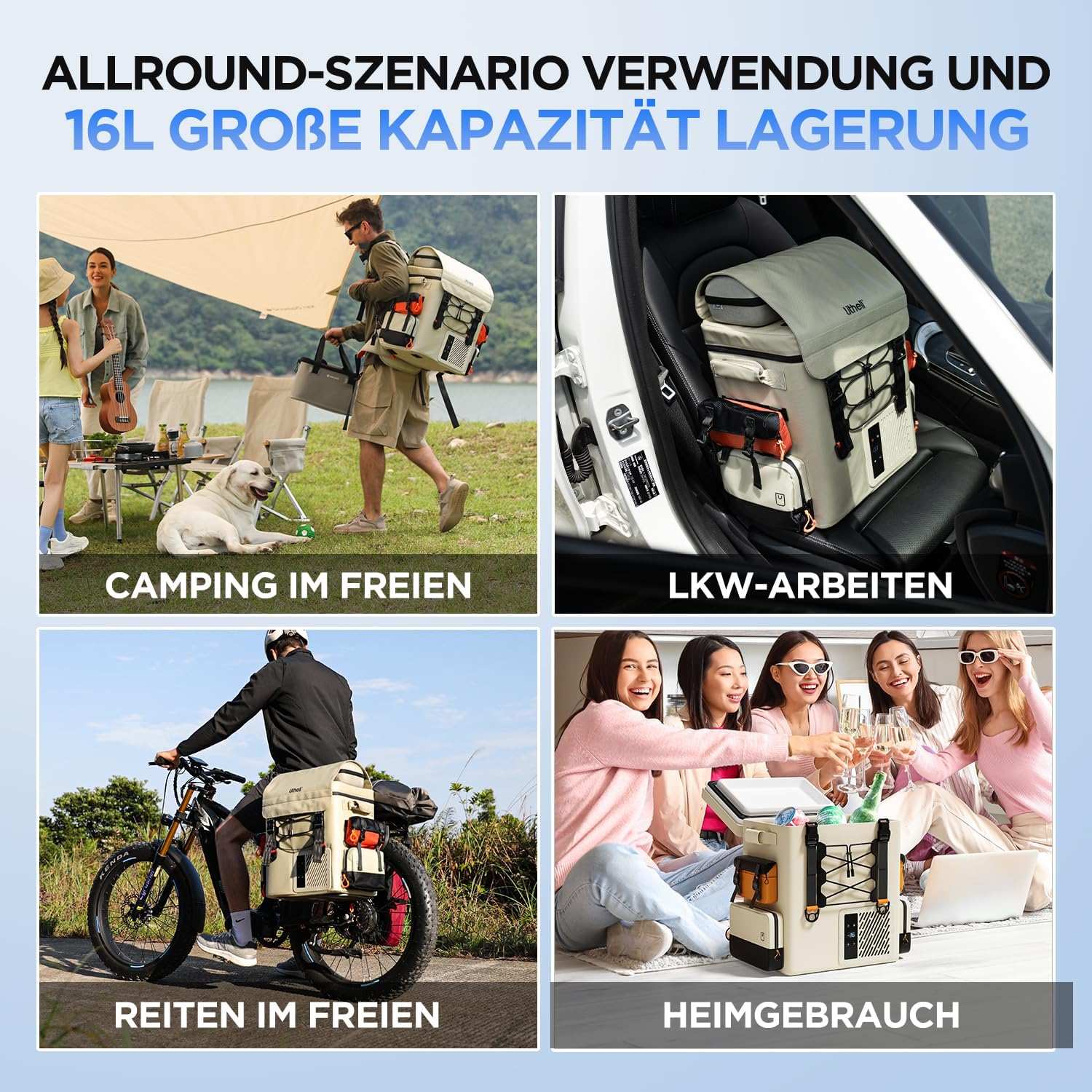 Litheli FrozenPack: Der erste tragbare Auto-Kühlschrank im Rucksackformat