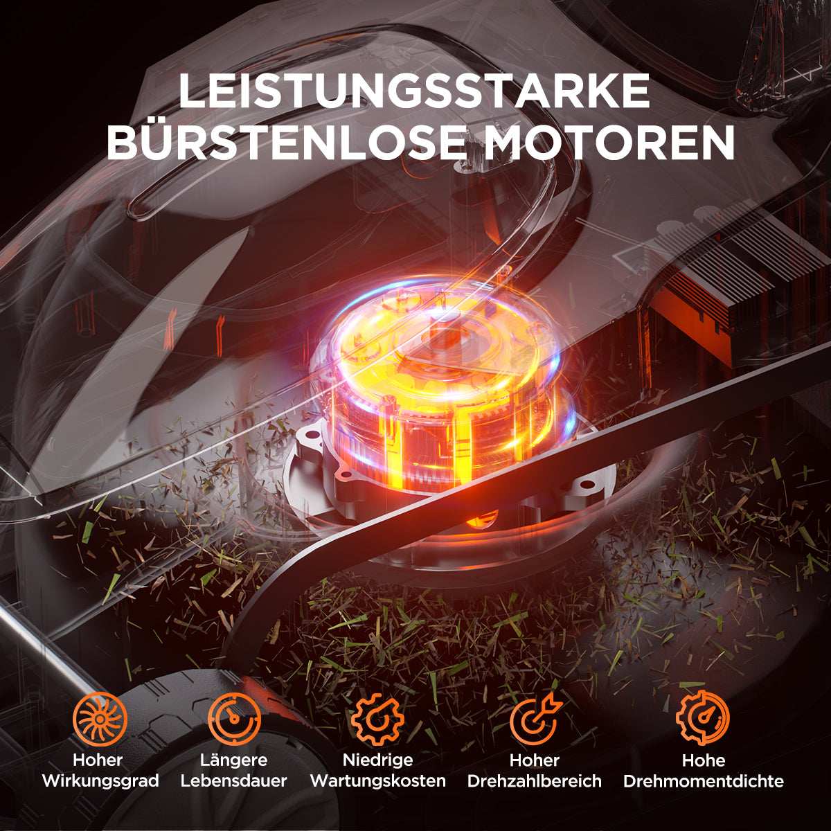 U20 20V 33 cm Akku-Rasenmäher | Modelle mit bürstenlosem oder bürstenunterstütztem Motor und 4,0-Ah-Akku-Optionen