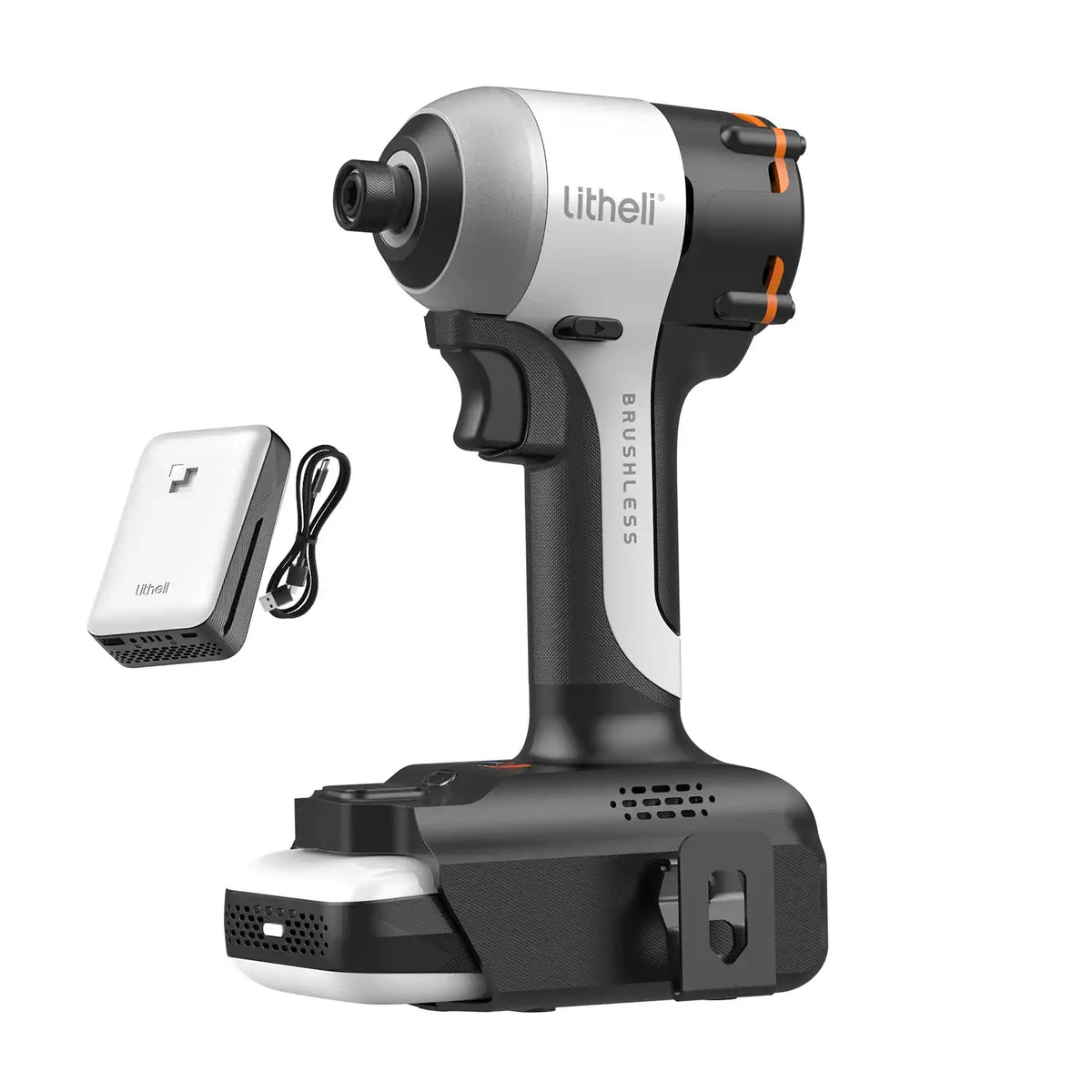 Litheli U20 20V Akku Schrauber mit 2,0Ah Akku, kompakt und leistungsstark für Heimwerker und Profis