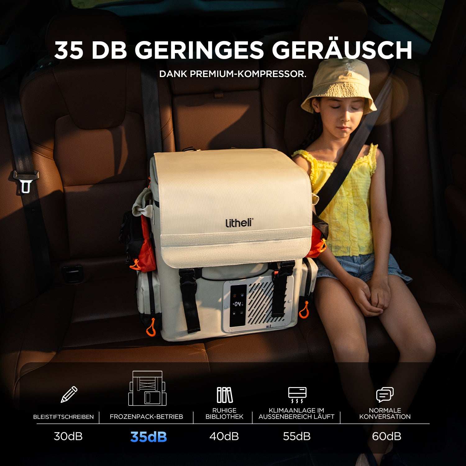 Litheli FrozenPack: Der erste tragbare Auto-Kühlschrank im Rucksackformat