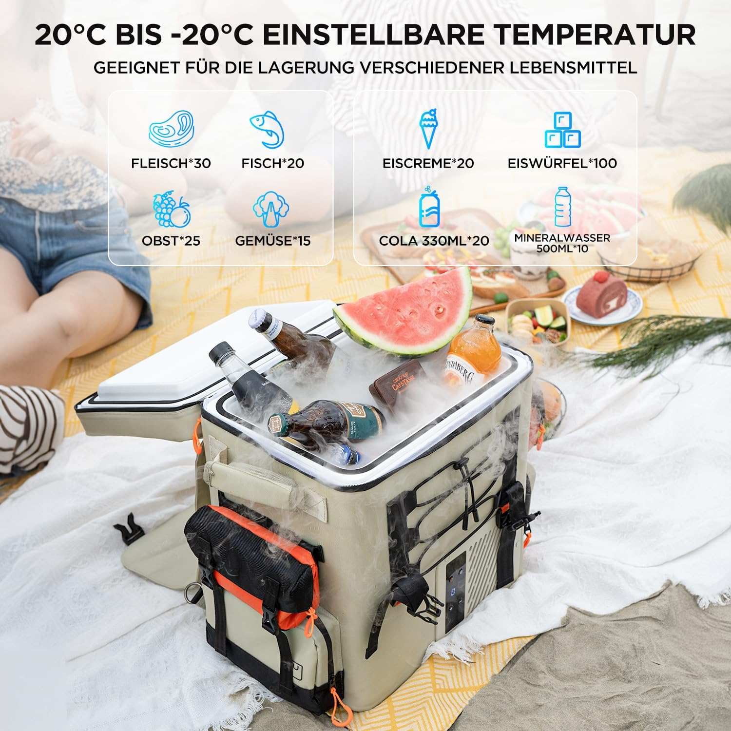 Litheli FrozenPack: Der erste tragbare Auto-Kühlschrank im Rucksackformat