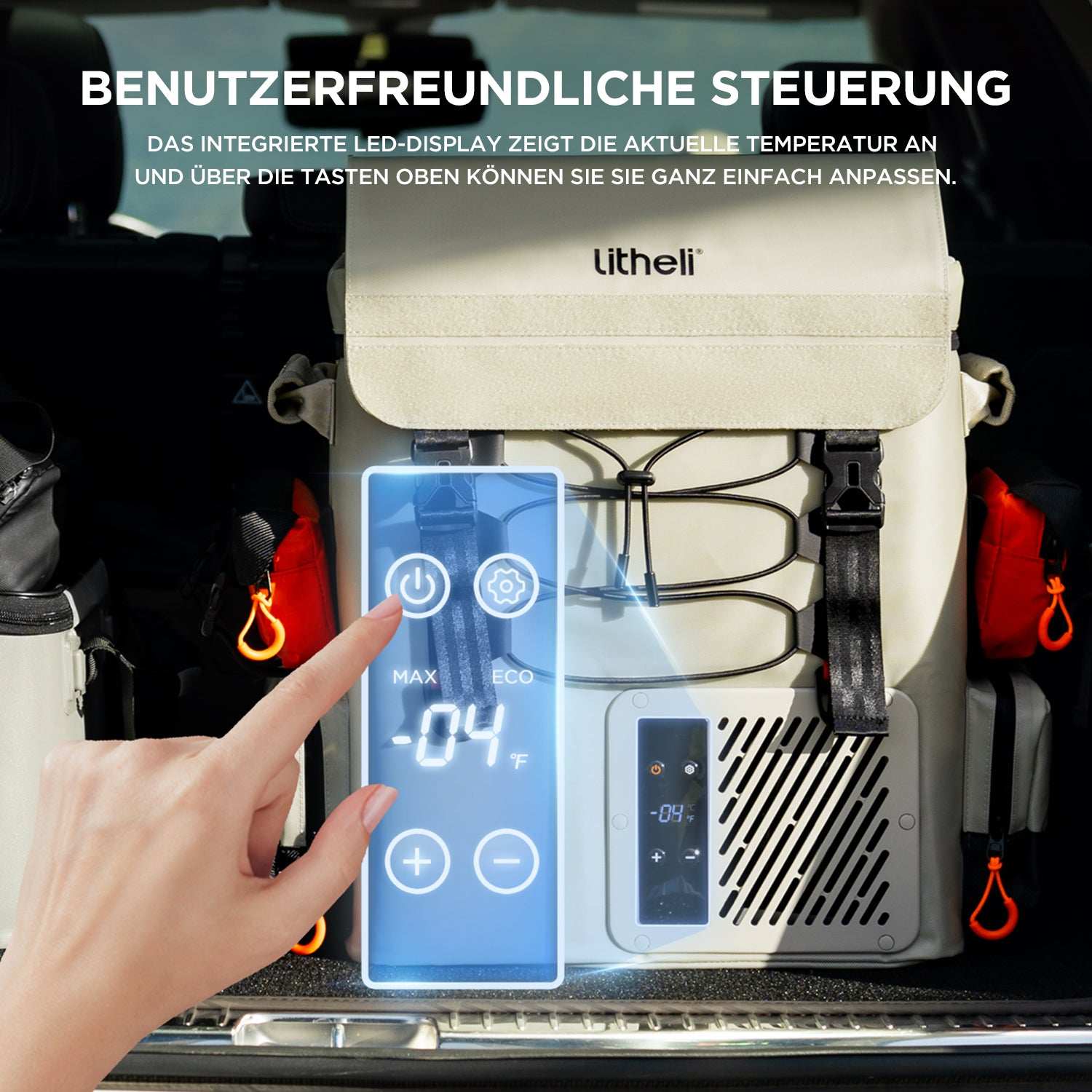 Litheli FrozenPack: Der erste tragbare Auto-Kühlschrank im Rucksackformat