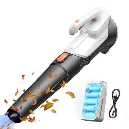 Litheli U20 Handy+ Akku-Laubbläser mit Akku 2 * 2,0Ah SE
