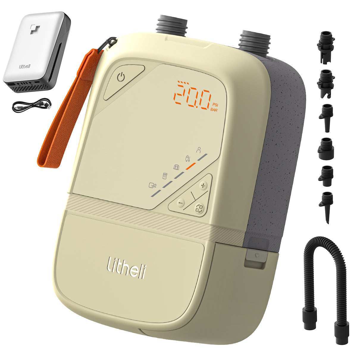 Litheli Outdoor Power Set – Mobilität, Kühlung, Energie & Druck jederzeit und überall