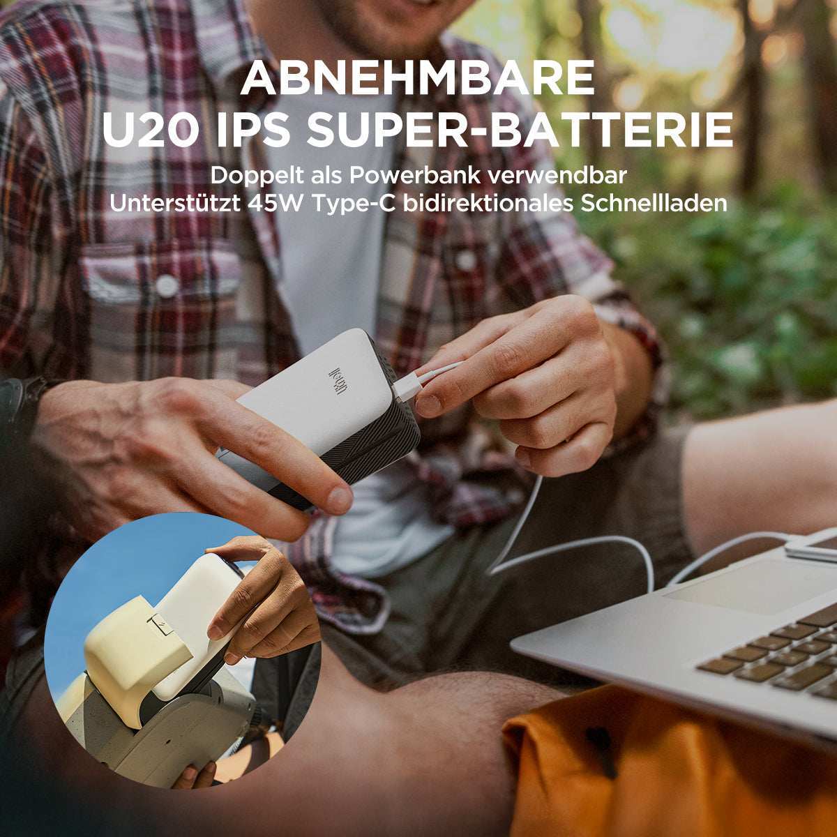 Litheli Outdoor Power Set – Mobilität, Kühlung, Energie & Druck jederzeit und überall