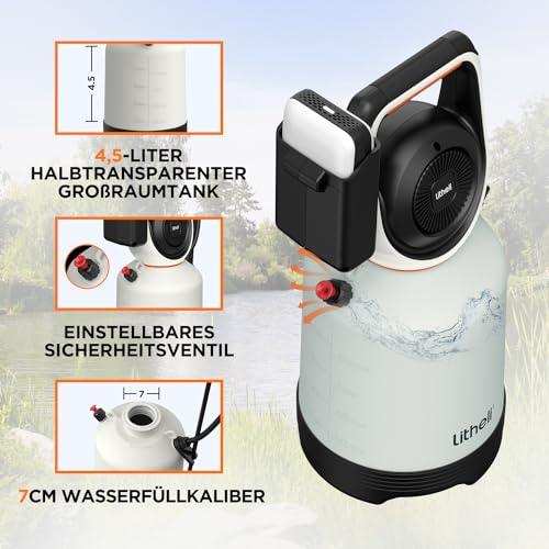 Leistungsstarker Akku Drucksprüher für Gartenpflege, Pflanzenbewässerung und Schädlingsbekämpfung