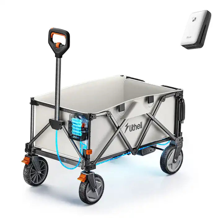 U20 20V Elektrischer Bollerwagen mit 4,0Ah Akku