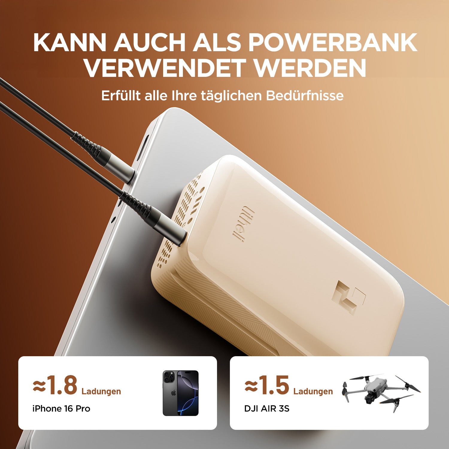 Litheli 4,0Ah 20 V 2-in-1 Werkzeugakku & Powerbank