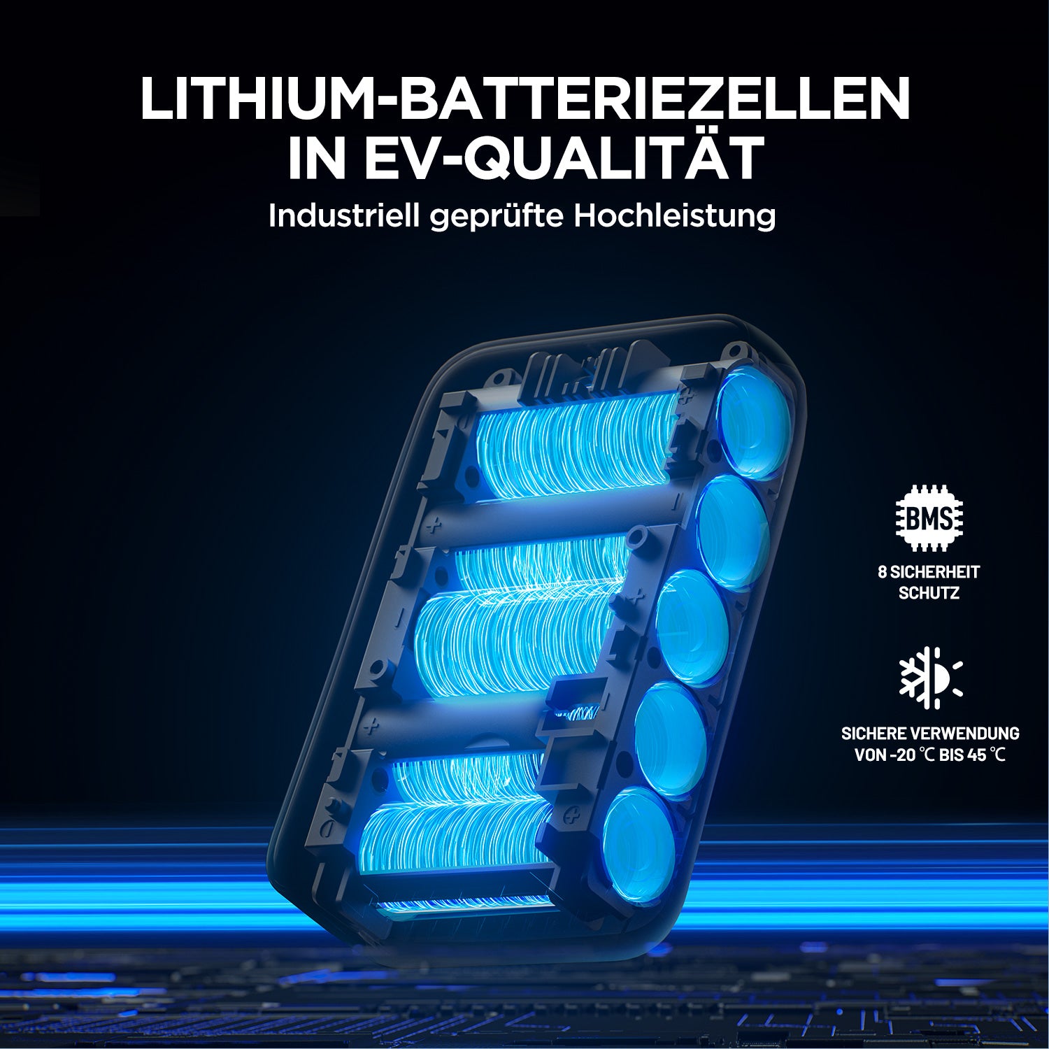 Litheli 4,0Ah 20 V 2-in-1 Werkzeugakku & Powerbank