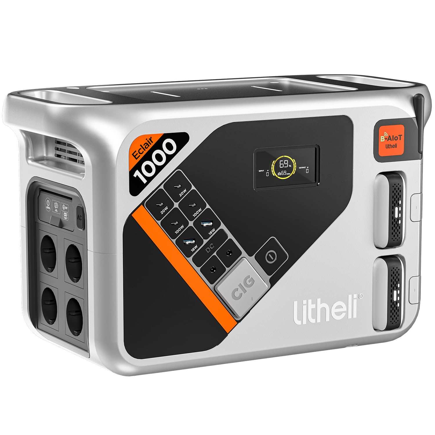 Litheli B1000 Tragbare Powerstation | 1069 Wh / 921 Wh