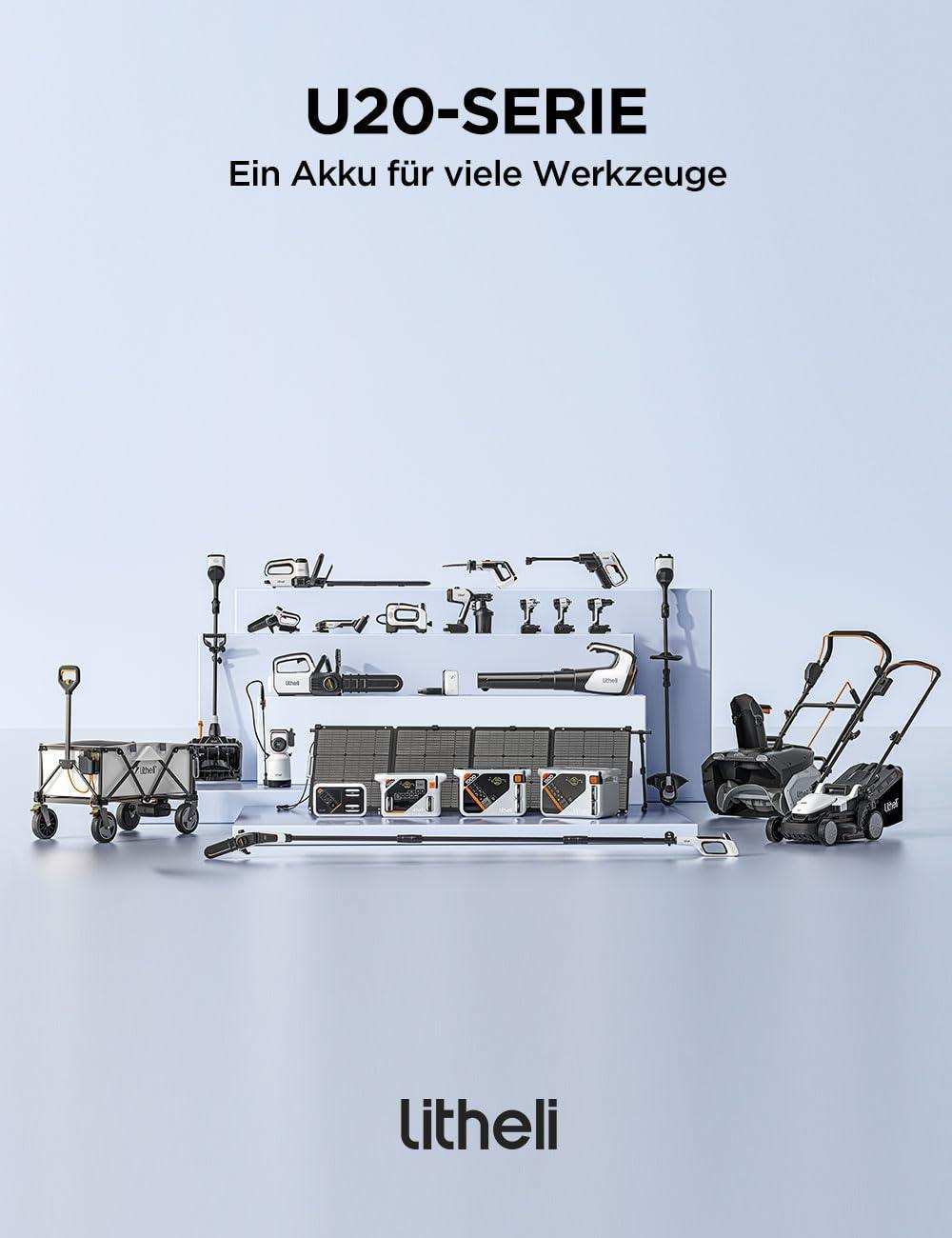U20 2 * 20V Akku Kettensäge (Ohne Akku)