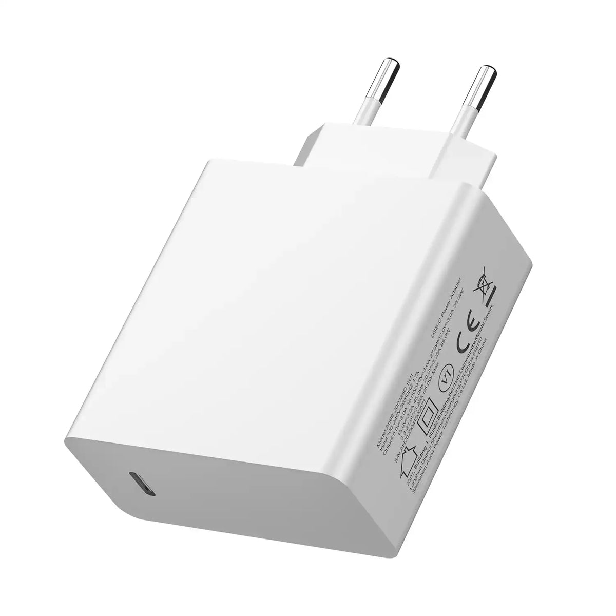 Litheli 65W PD Ladegerät für U20 Akku, kompaktes Schnellladegerät mit USB-C Anschluss
