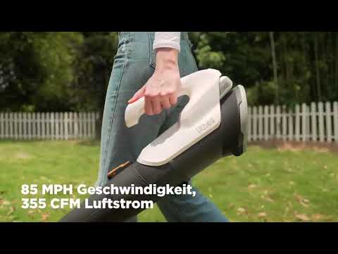 Litheli Akku Laubbläser 20V – perfekte Kombination aus Leichtgewicht, Leistung und kabelloser Freiheit für Heimwerker