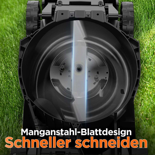 Leichtes 19,2 kg Design für einfaches Manövrieren im Garten