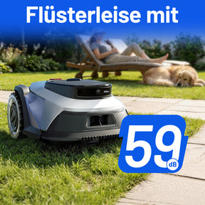 Litheli FYELD 500 KI-Vision Rasenmähroboter | Kabelloser Smart Mäher ohne Begrenzungsdraht | App Steuerung & automatische Kartierung