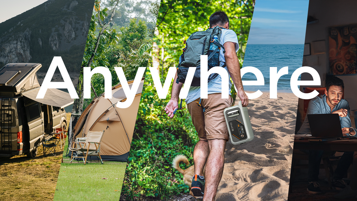 Litheli Portable Powerstation für Wohnmobil Camping Notfall Backup und mobile Stromversorgung
