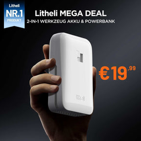 Litheli 4.0 Ah 20V 2-in-1 Werkzeugakku & Powerbank