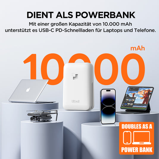 2,0 Ah 20 V 2-in-1 Werkzeugakku & Powerbank