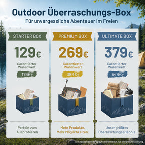 Outdoor Überraschungs-Box – Litheli Outdoor-Produkte & Zubehör mit garantiertem Mehrwert