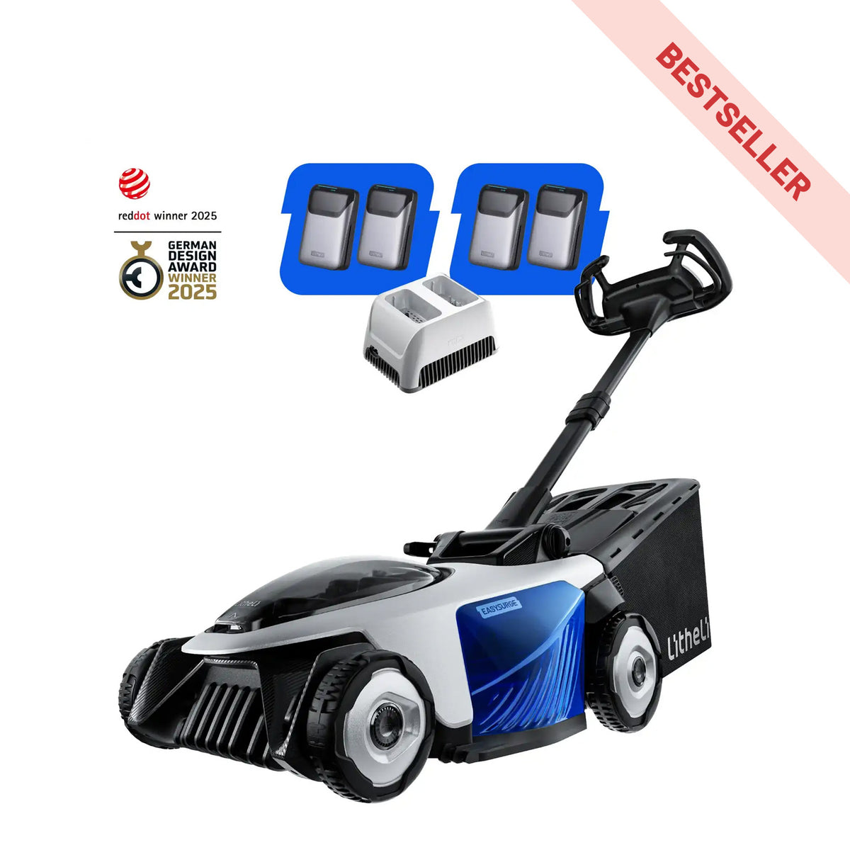 Litheli EASYSURGE™ 43 cm Akku-Rasenmäher