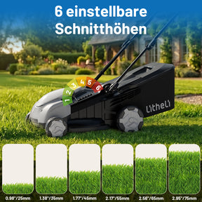 U20 Akku-Rasenmäher 43 cm, bürstenlos – inkl. 2 × 8,0-Ah-Akkus