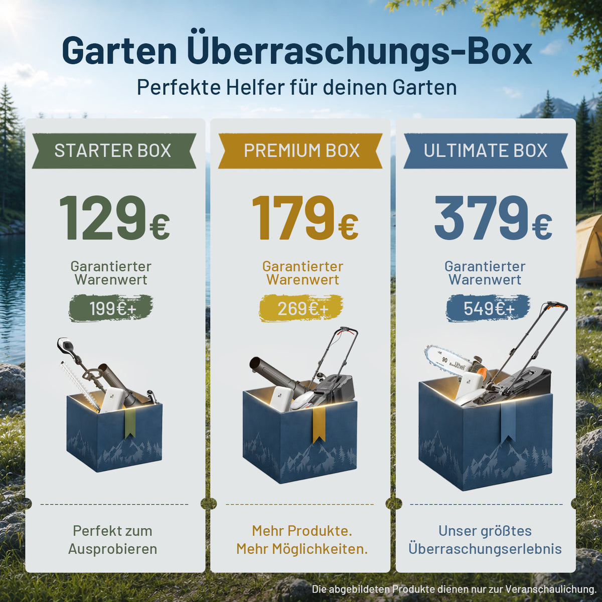 Garten Überraschungs-Box – Litheli Akku-Gartengeräte & Zubehör mit garantiertem Mehrwert