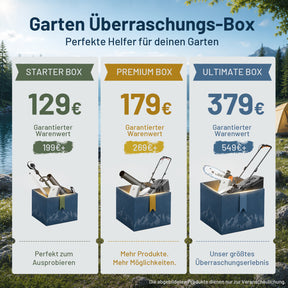 Garten Überraschungs-Box – Litheli Akku-Gartengeräte & Zubehör mit garantiertem Mehrwert