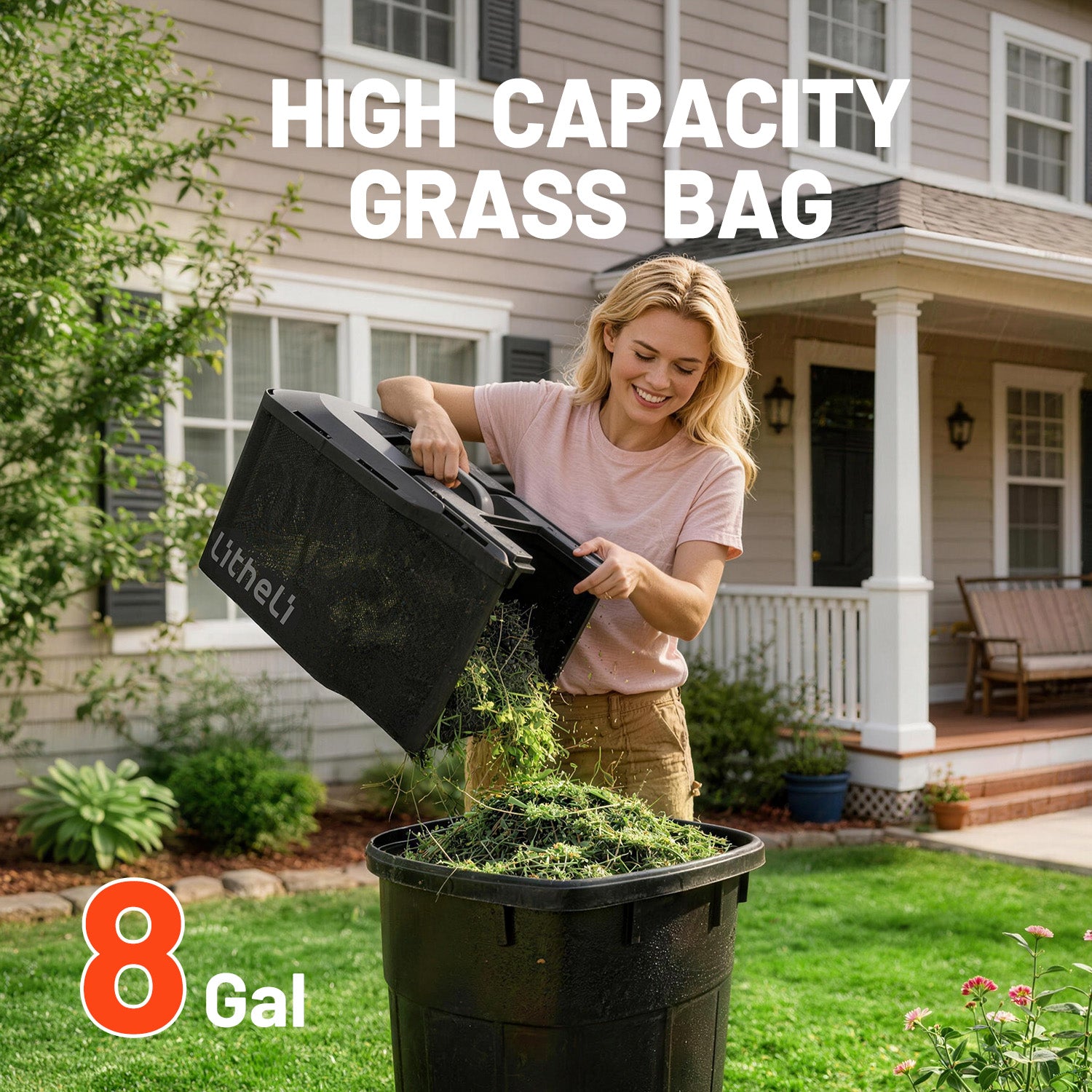 Neu im Sortiment | U20 20V 33cm Akku-Rasenmäher | 5,0 Ah Akku inklusive | Müheloses Mähen bis zu 260 m² | Leise & leicht | 5-fache Schnitthöhenverstellung