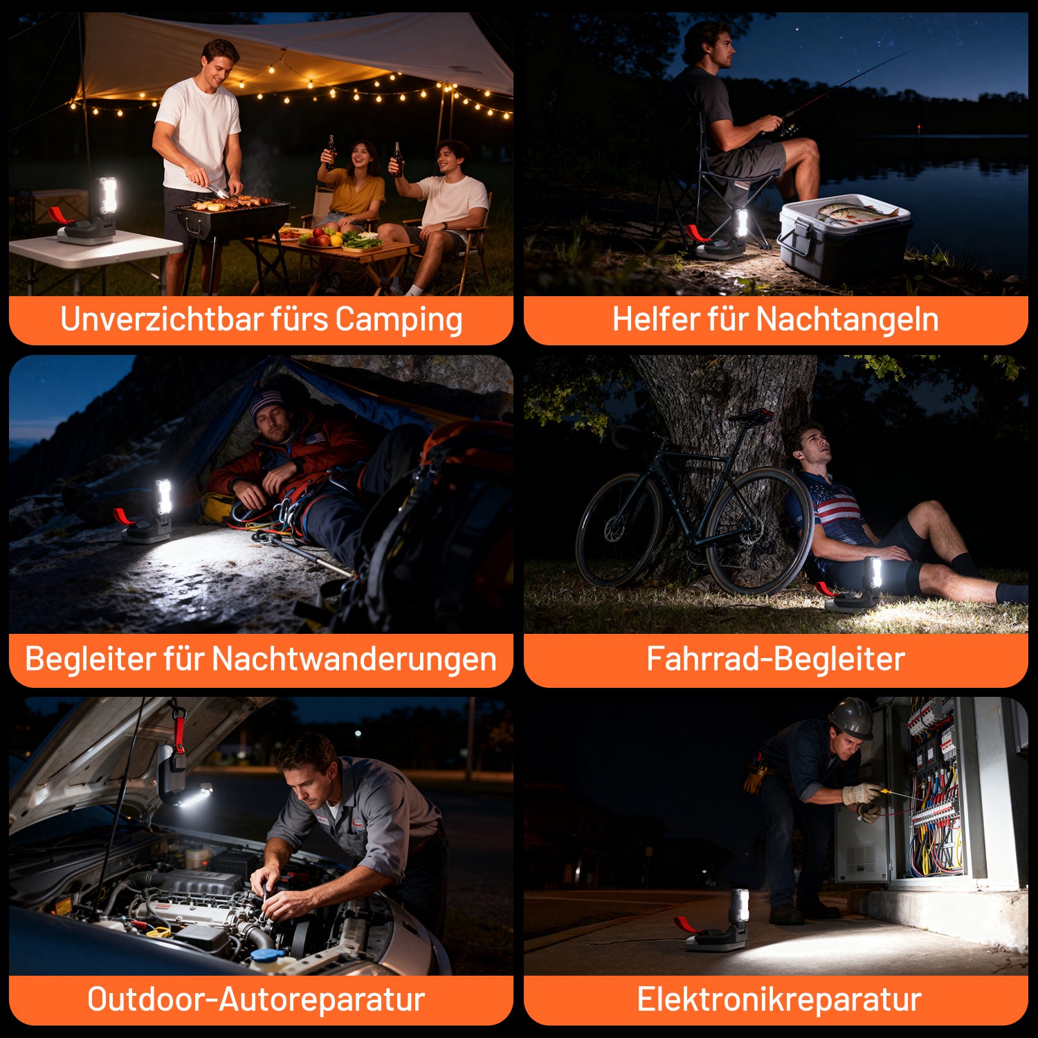 Litheli U20 20V Akku-LED-Arbeitsleuchte mit Akku