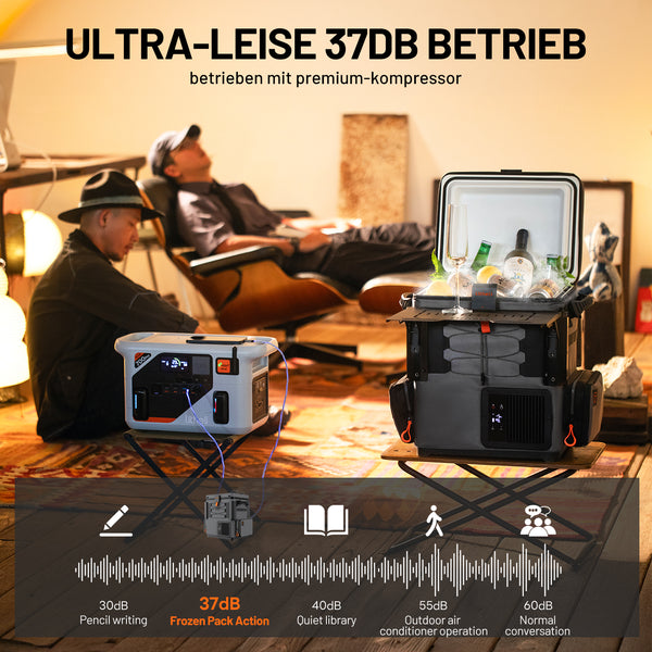 Litheli FrozenPack: Der erste Auto-Kühlrucksack | inkl. 2 × 4,0-Ah-Akkus | 20 L / 21 QT