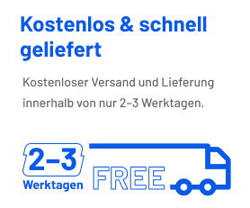 Kostenloser & schneller Versand
