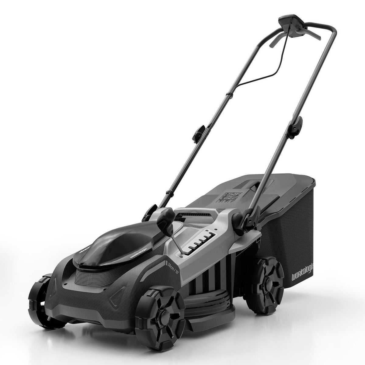Bürstenloser Akku-Rasenmäher, 40V, 38 cm Schnittbreite, 6-fache Schnitthöhenverstellung (25-75 mm),Schnitthöhe, 10.7 kg  - Ohne Akku und Ladegerät