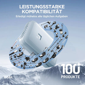 Litheli 2,0 Ah 20 V 2-in-1 Werkzeugakku & Powerbank