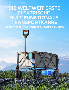 Litheli V140i Beige : Der ultimative Elektro-Campingwagen mit Powerbank (1 * 4,0 Ah SE Akku)