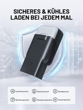 Litheli U20 20V Akku-Schnellladegerät – 45 W GaN, USB-C PD, EU-Stecker