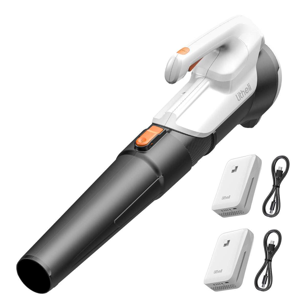 Litheli U20 Handy+ Akku-Laubbläser mit Akku 2 * 2,0Ah SE